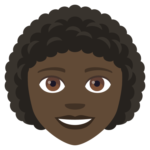 Woman: Dark Skin Tone, Curly Hair, the previous design