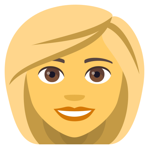Woman: Blond Hair, the previous design