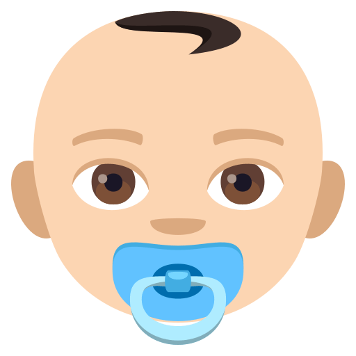 Baby: Light Skin Tone, the previous design