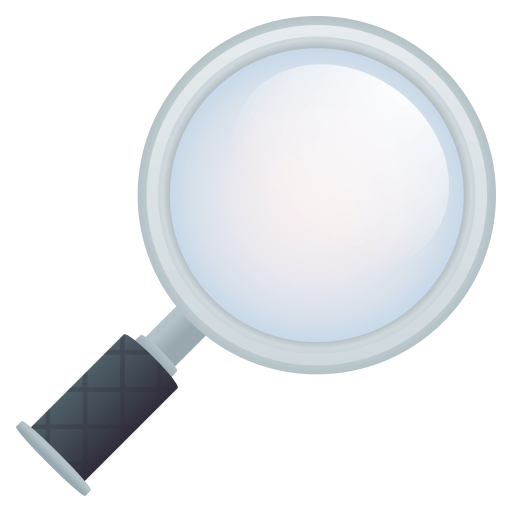Magnifying Glass Tilted Right, the design in this release