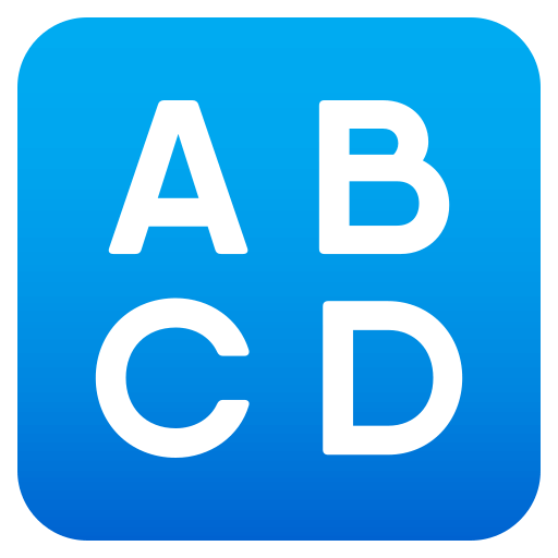 Input Latin Uppercase, the design in this release