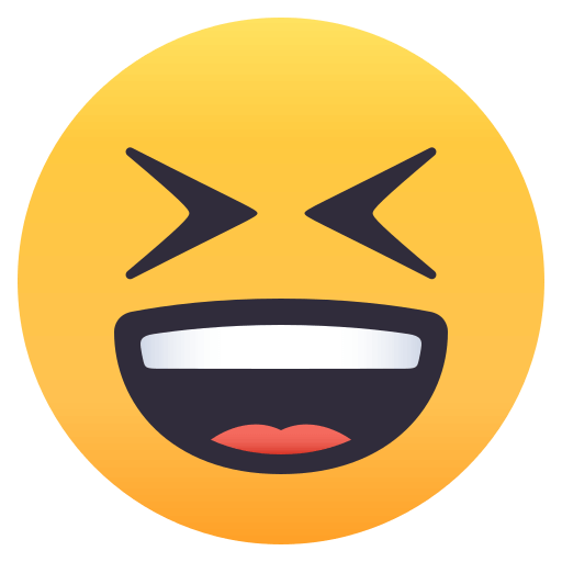 Grinning Squinting Face, the previous design
