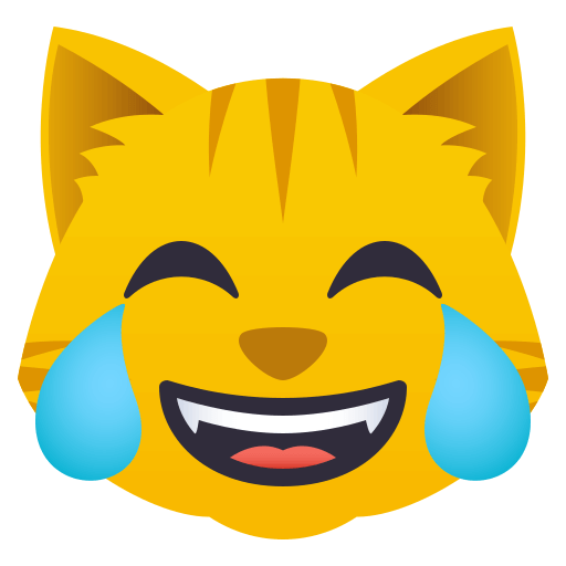 Cat with Tears of Joy, the previous design