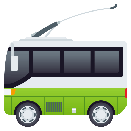 Trolleybus, the design in this release