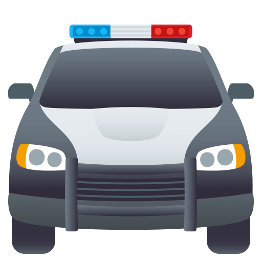 Oncoming Police Car, the design in this release