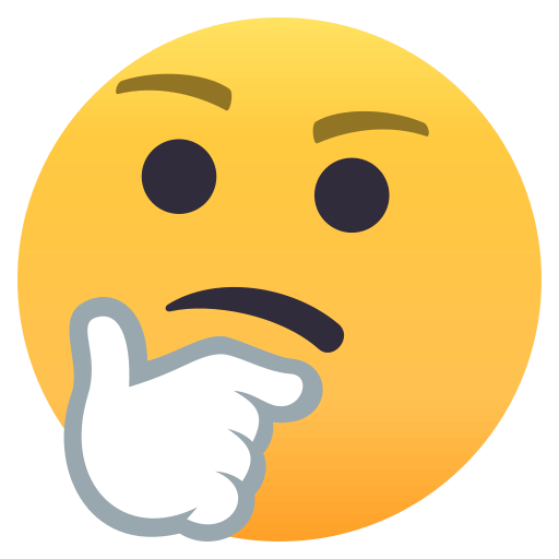 Thinking Face, the previous design
