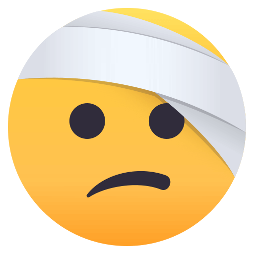 Face with Head-Bandage, the previous design