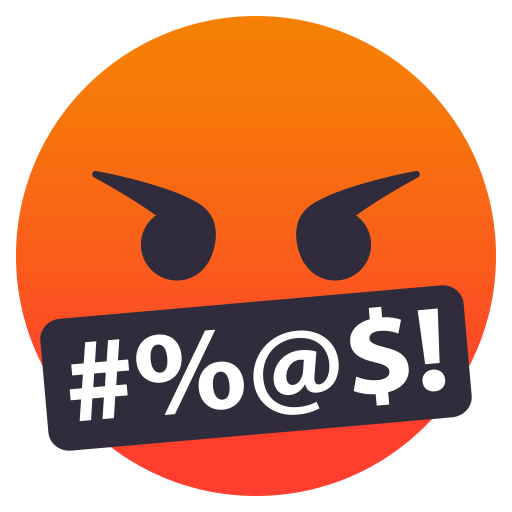 Face with Symbols on Mouth, the previous design