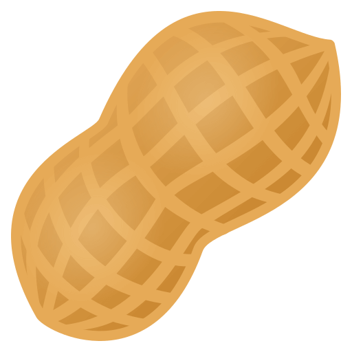 Peanuts as drawn by JoyPixels in 4.5