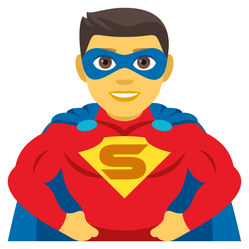 Man Superhero, the design in this release