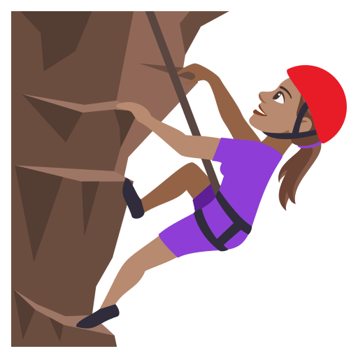 Woman Climbing: Medium Skin Tone, the design in this release