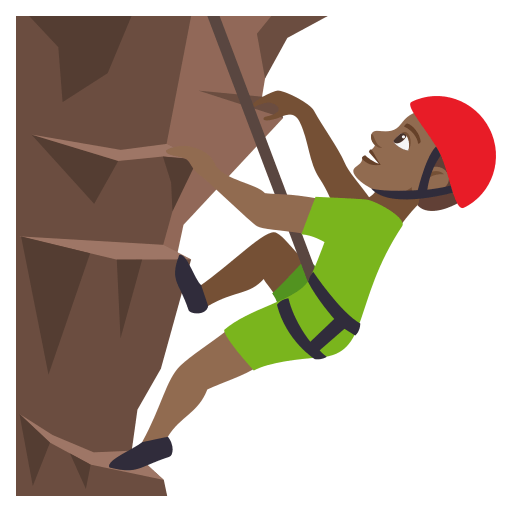 Man Climbing: Medium-Dark Skin Tone, the design in this release