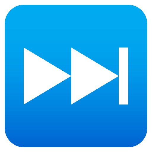 Next Track Button as drawn by JoyPixels in 4.5