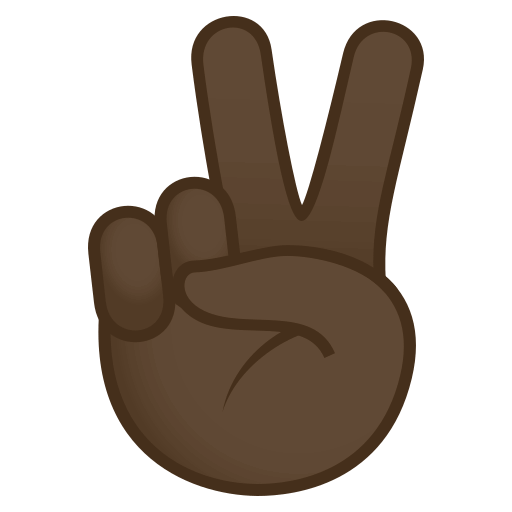 Victory Hand: Dark Skin Tone, the previous design