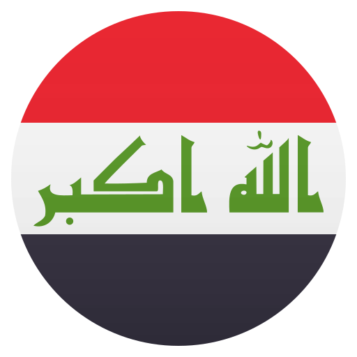Flag: Iraq as drawn by JoyPixels in 5.0