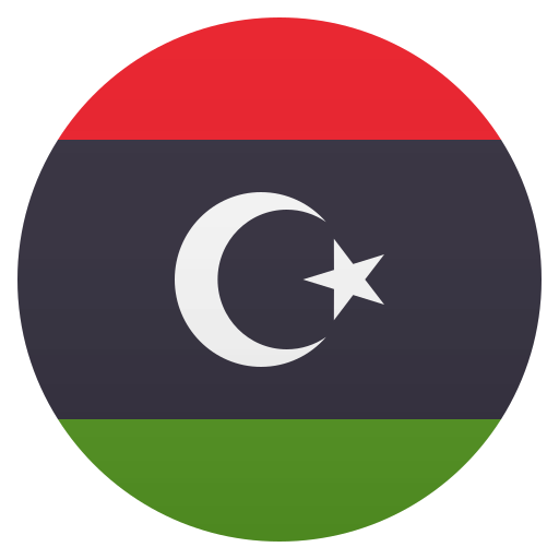 Flag: Libya as drawn by JoyPixels in 5.0
