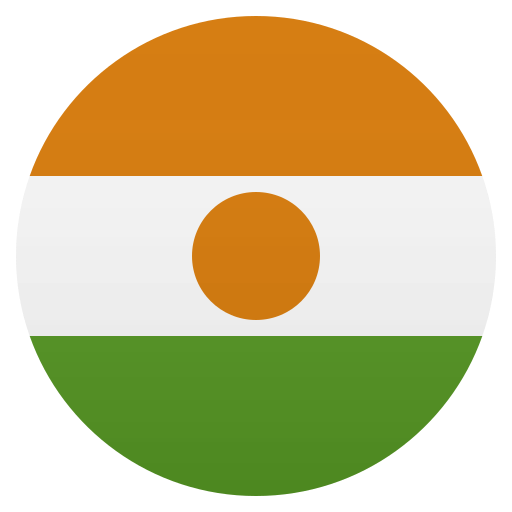 Flag: Niger as drawn by JoyPixels in 5.0