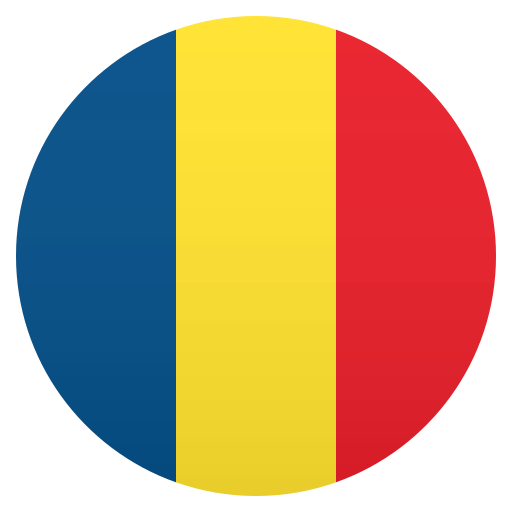Flag: Romania as drawn by JoyPixels in 5.0