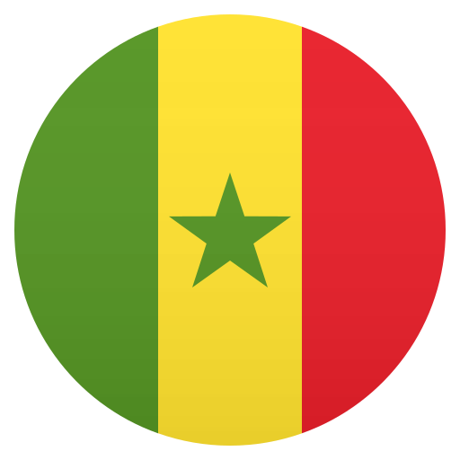 Flag: Senegal as drawn by JoyPixels in 5.0