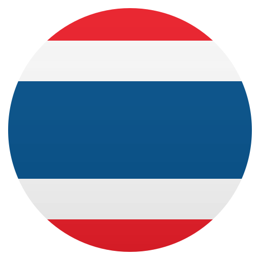 Bandeira: Tailândia as drawn by JoyPixels in 5.0