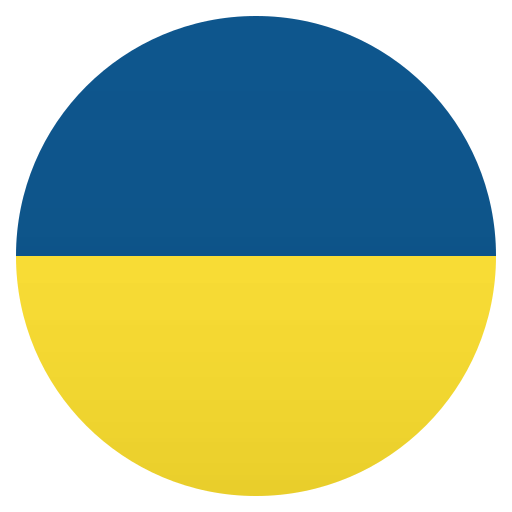 Flag: Ukraine as drawn by JoyPixels in 5.0