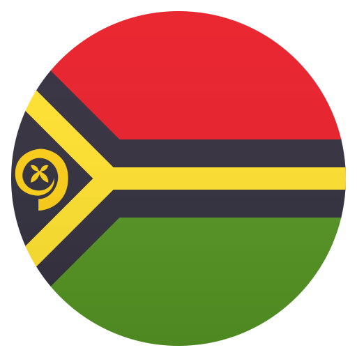 Flag: Vanuatu as drawn by JoyPixels in 5.0