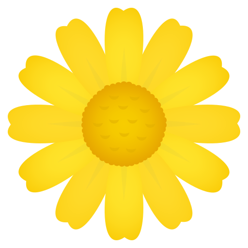 Blossom as drawn by JoyPixels in 5.0