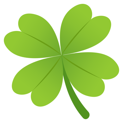 Four Leaf Clover as drawn by JoyPixels in 5.0