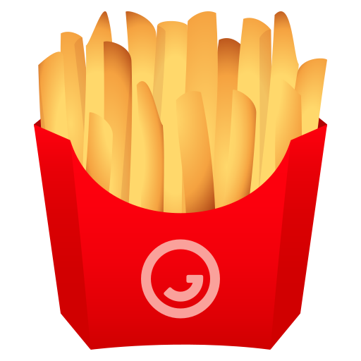 French Fries as drawn by JoyPixels in 5.0