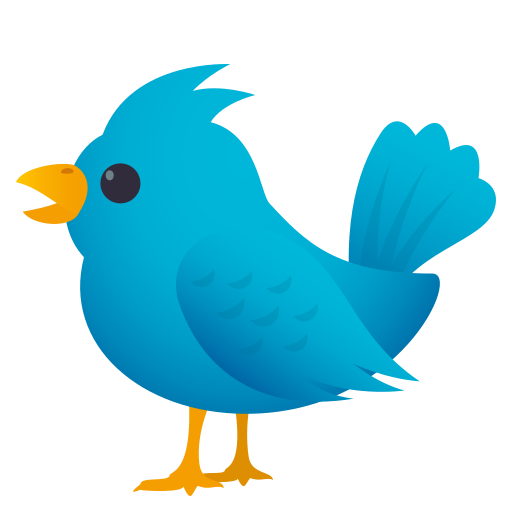 Bird as drawn by JoyPixels in 5.0