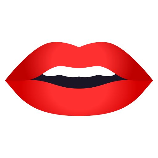 Mouth as drawn by JoyPixels in 5.0