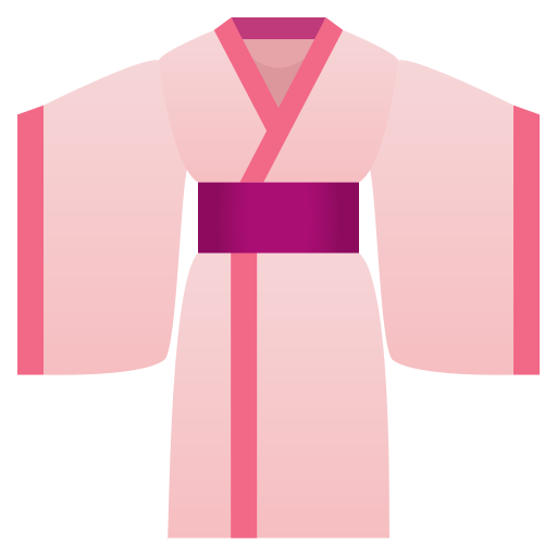Kimono as drawn by JoyPixels in 5.0