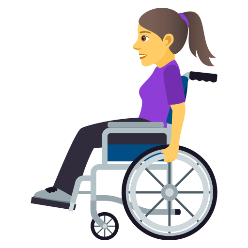 Woman in Manual Wheelchair, the design in this release
