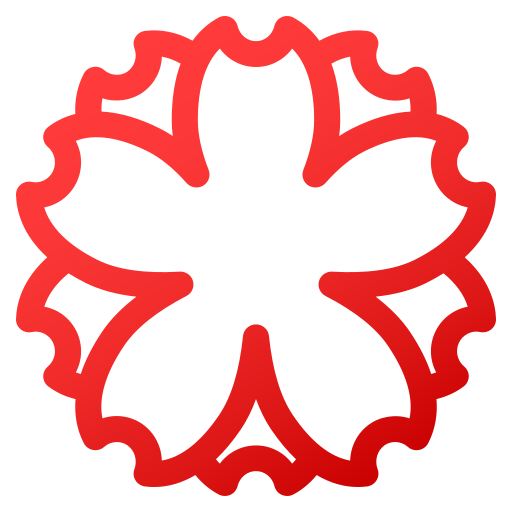 White Flower as drawn by JoyPixels in 5.0