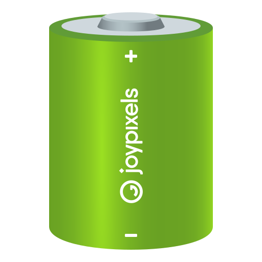 Battery as drawn by JoyPixels in 5.0