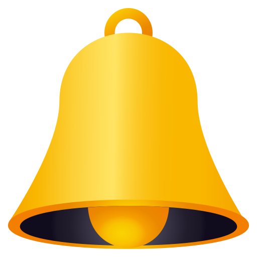 Bell as drawn by JoyPixels in 5.0