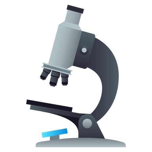 Microscope as drawn by JoyPixels in 5.0