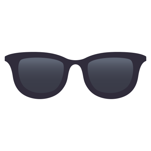 Sunglasses as drawn by JoyPixels in 5.0