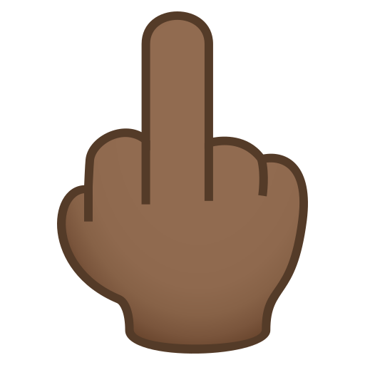Middle Finger: Medium-Dark Skin Tone, the design in this release