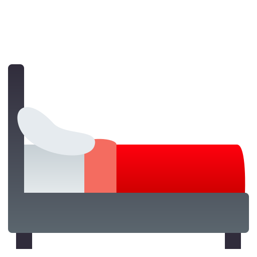 Bed as drawn by JoyPixels in 5.0