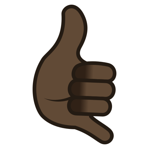 Call Me Hand: Dark Skin Tone, the design in this release