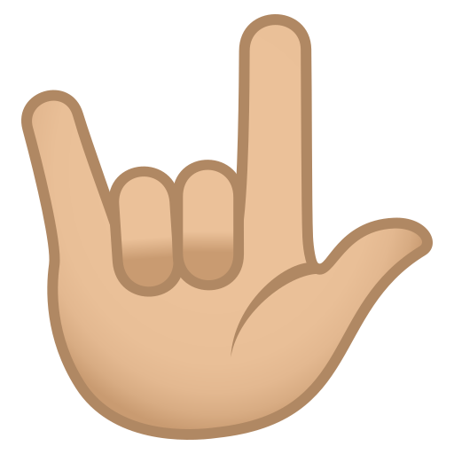 Love-You Gesture: Medium-Light Skin Tone, the design in this release