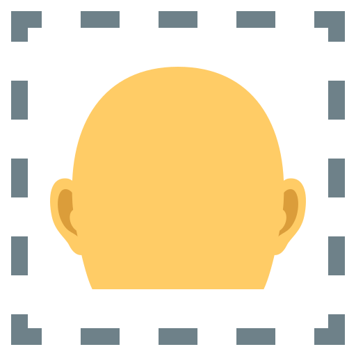 Bald as drawn by JoyPixels in 5.0