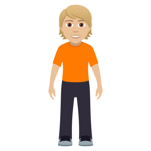 Person Standing: Medium-Light Skin Tone, the design in this release