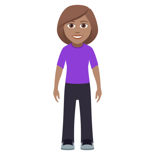 Woman Standing: Medium Skin Tone, the design in this release