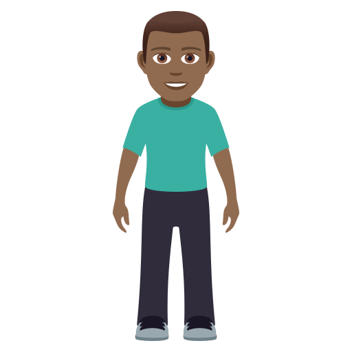 Man Standing: Medium-Dark Skin Tone, the design in this release