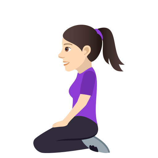 Woman Kneeling: Light Skin Tone, the design in this release