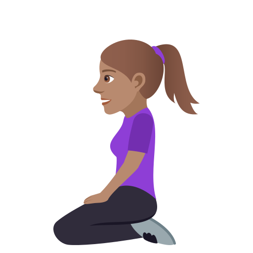 Woman Kneeling: Medium Skin Tone, the design in this release
