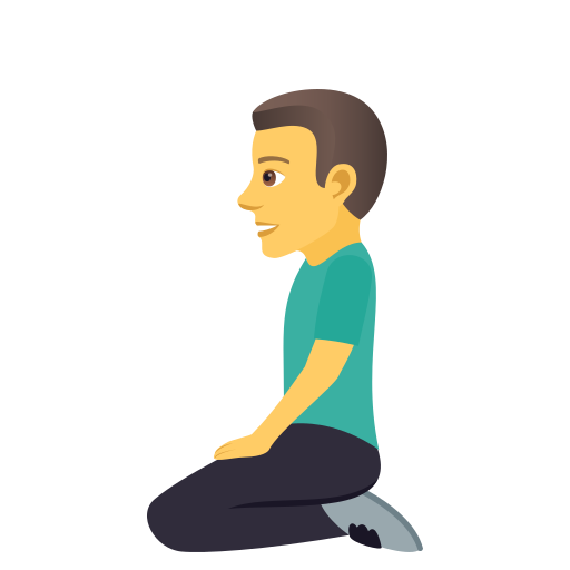 Man Kneeling, the design in this release