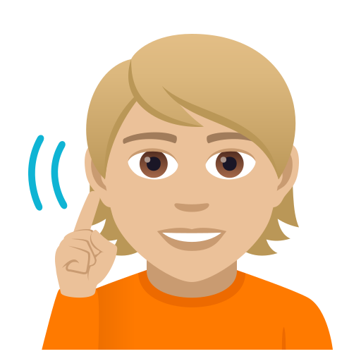 Deaf Person: Medium-Light Skin Tone, the design in this release